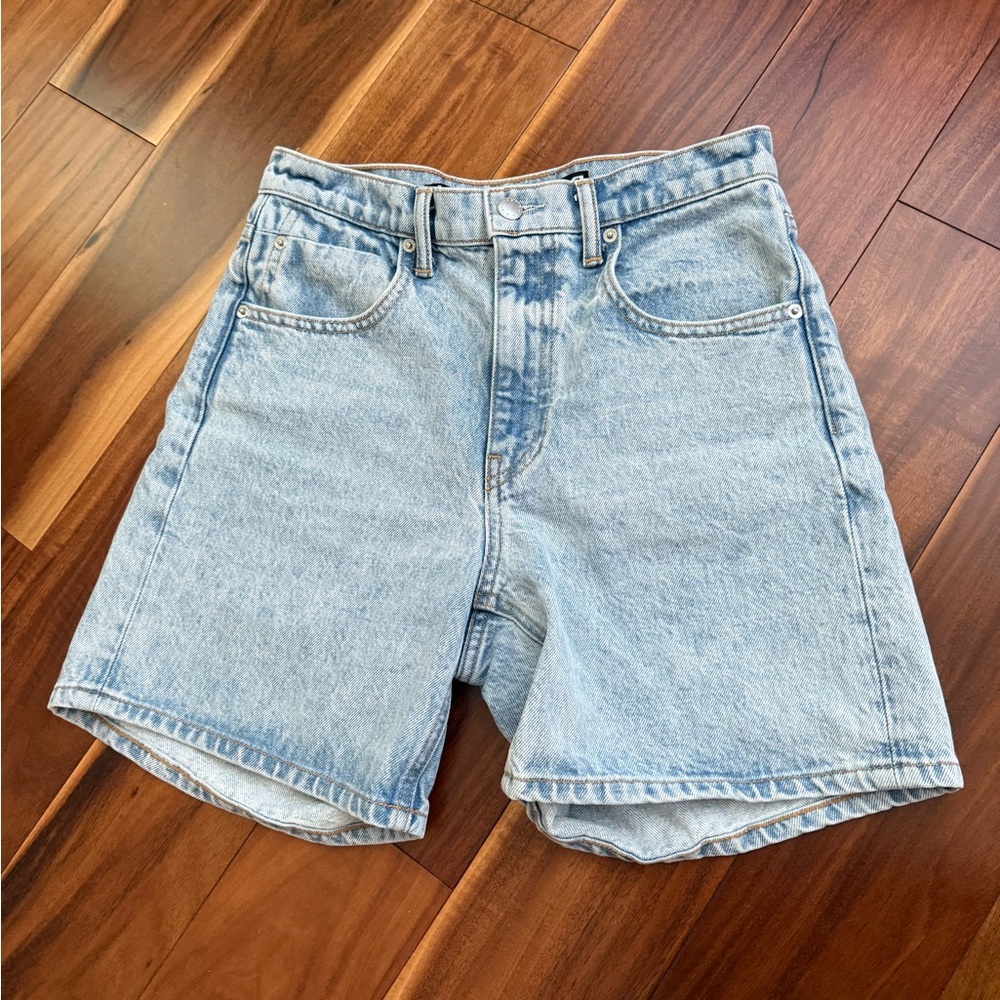 Alexander Wang Denim Blue Jeans Shorts Size 25